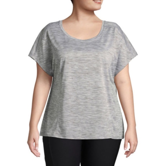 Xersion Tops - Xersion Short Sleeve Cut Out Back Active Tee